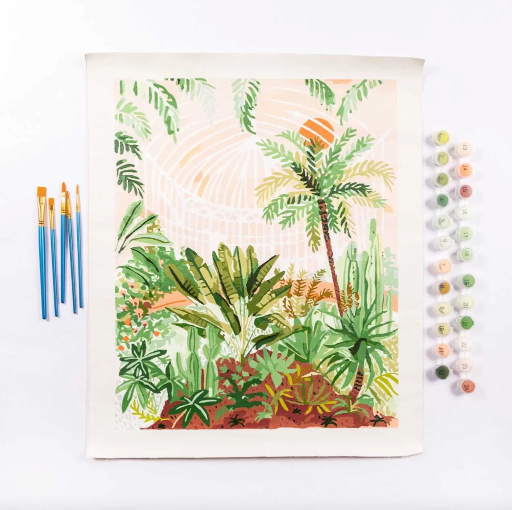 Victorian Greenhouse by Midnight to 6 Paint by letspaintanywhere | The Hobby Mom